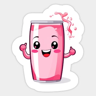 Soft drink cute T-Shirt cute giril Sticker